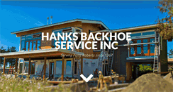 Desktop Screenshot of hanksbackhoe.net